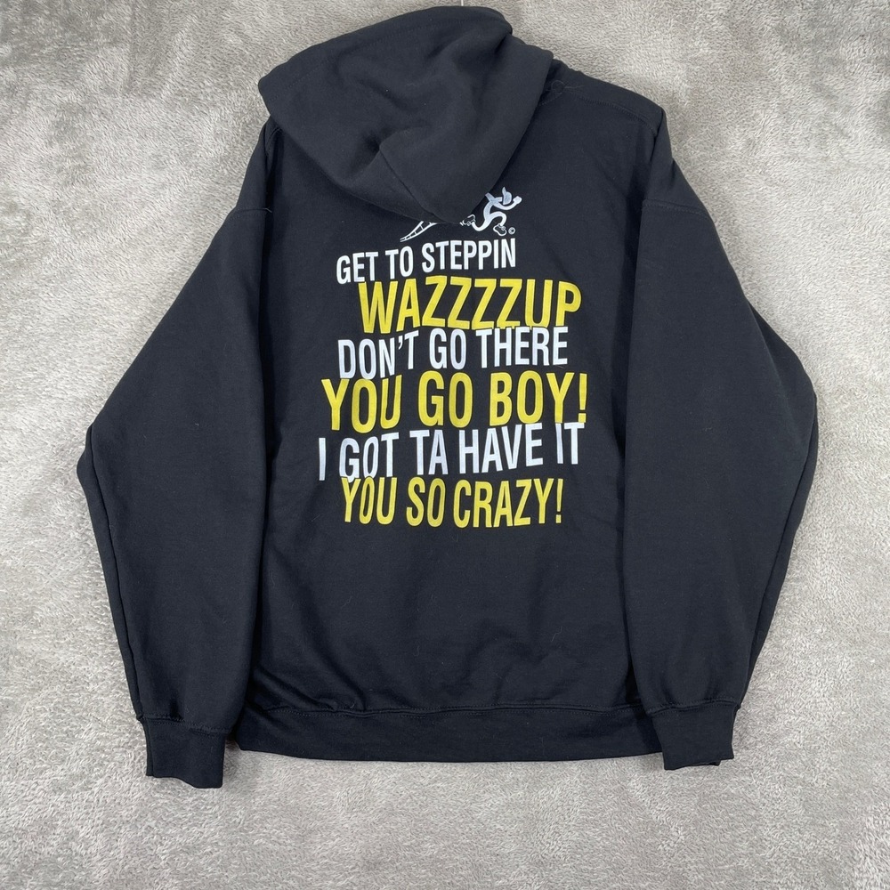 Martin Lawrence Lit AF Tour Hoodie Mens Large Black Comedy Show Graphic Hooded - Picture 2 of 8